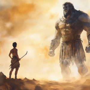 David and Goliath